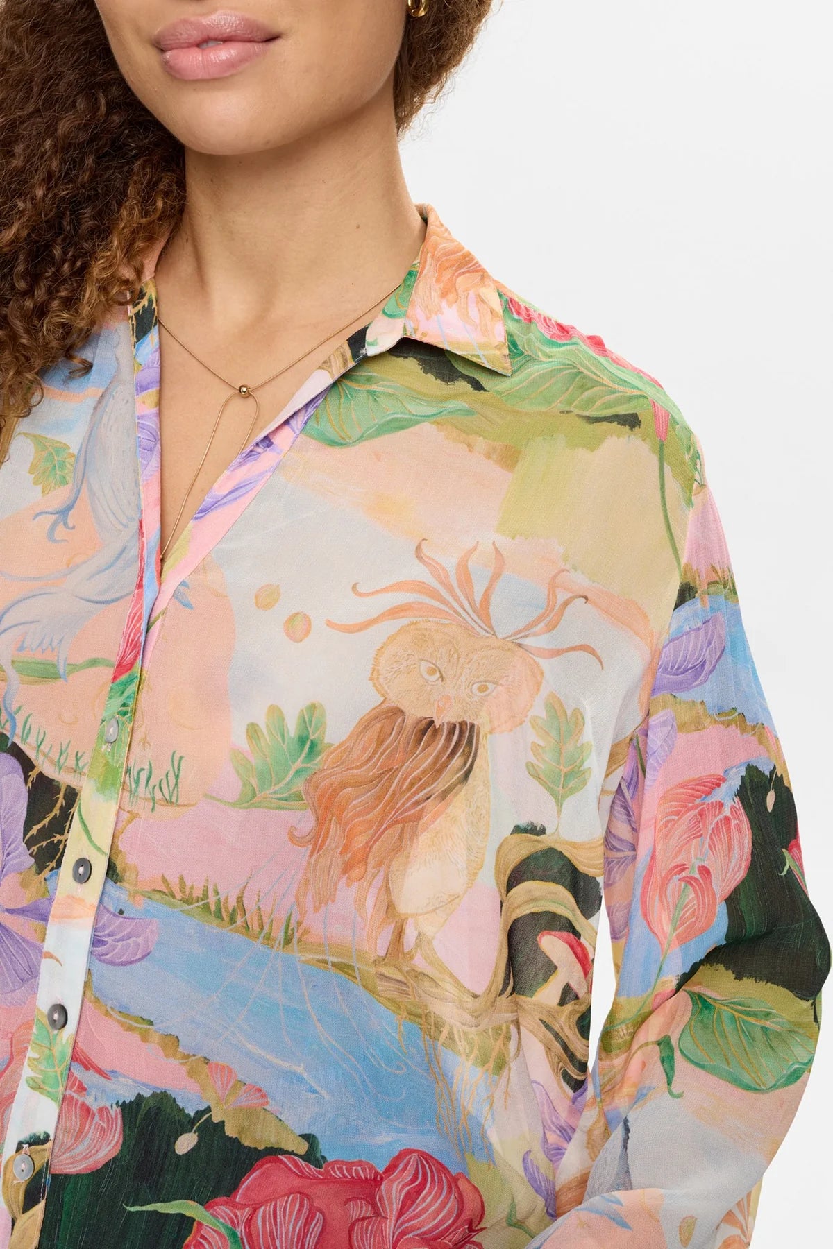NUSHAILYN SHIRT - Airy Blue