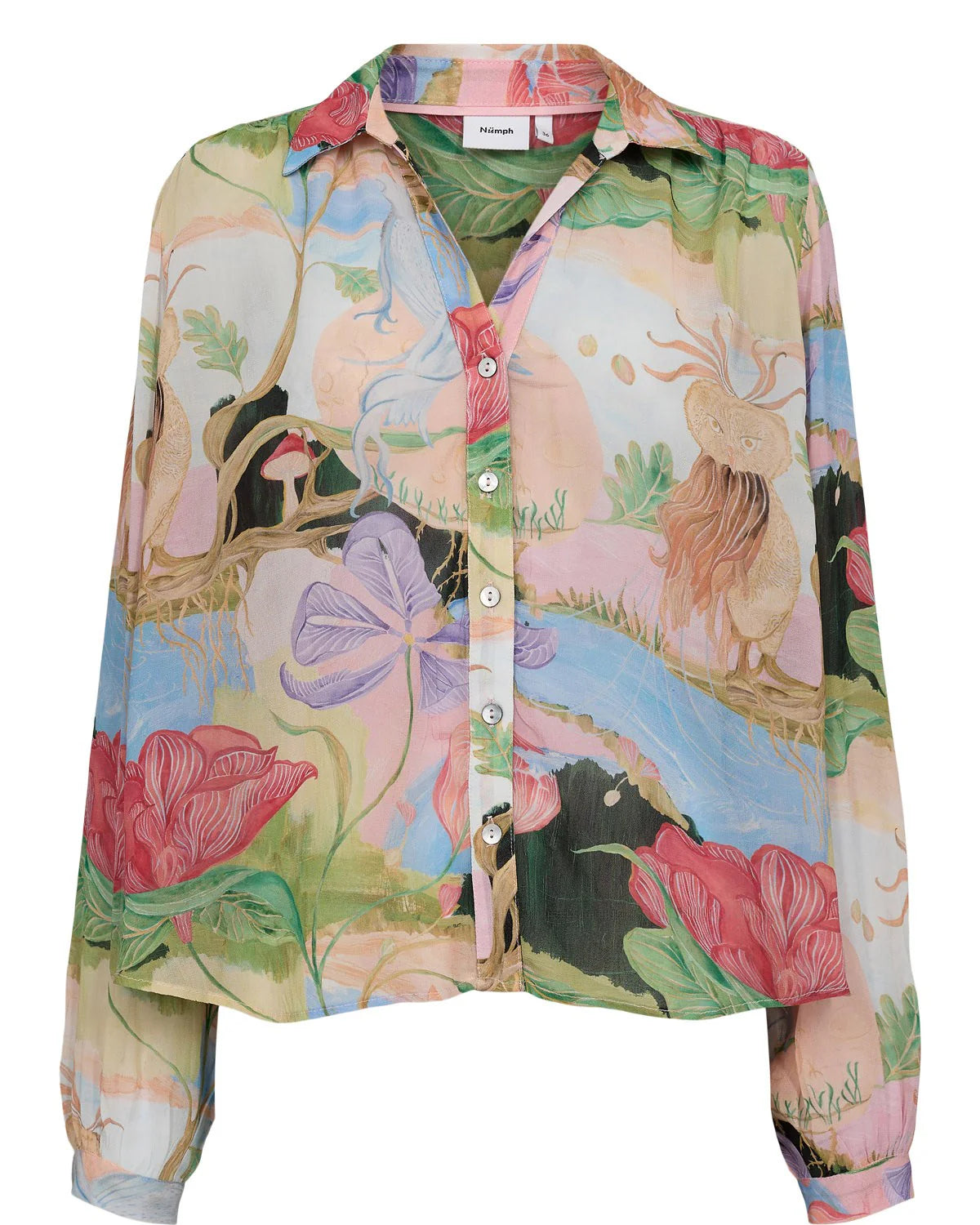 NUSHAILYN SHIRT - Airy Blue