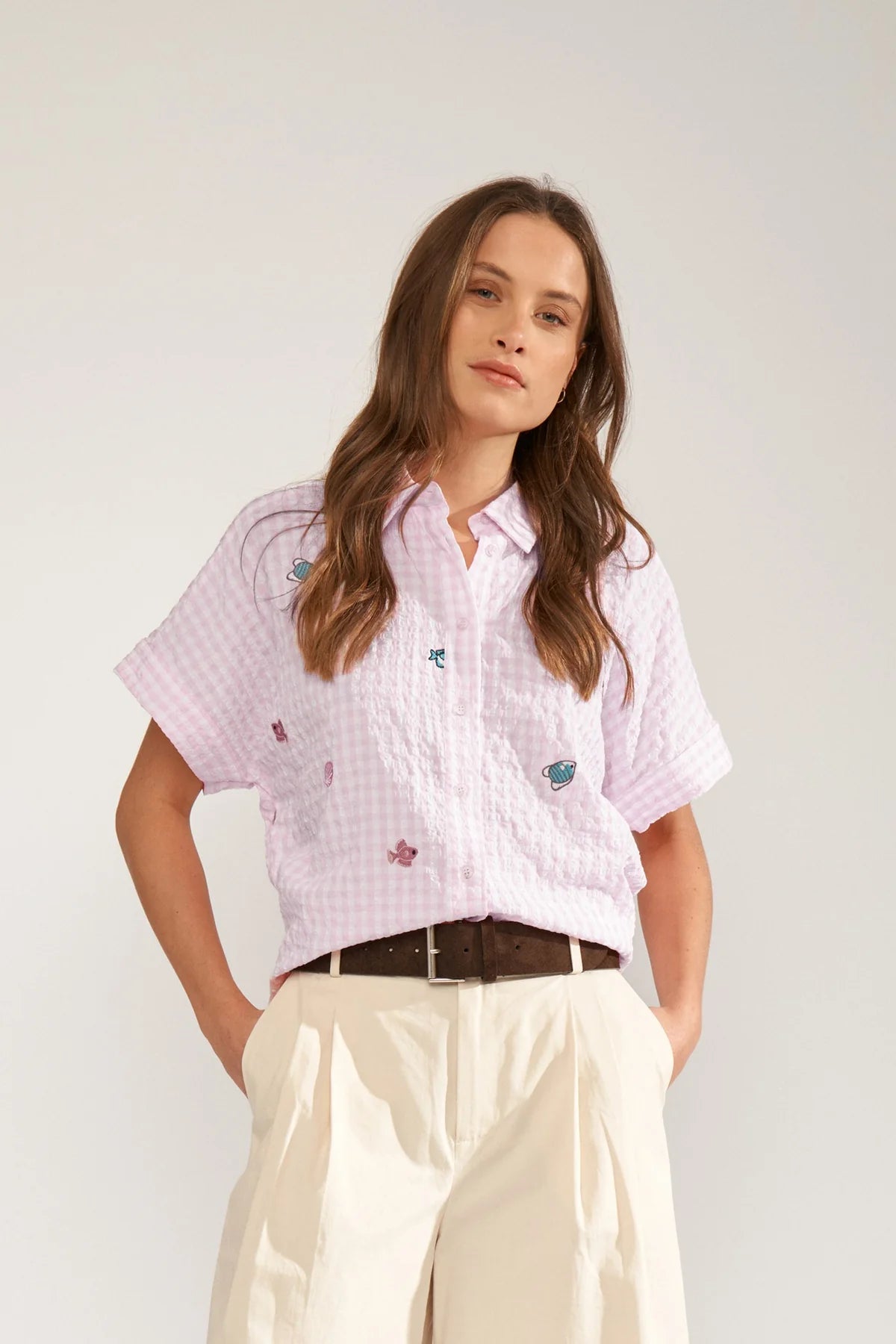 NUSURFER SLEEVELESS SHIRT - Prism Pink