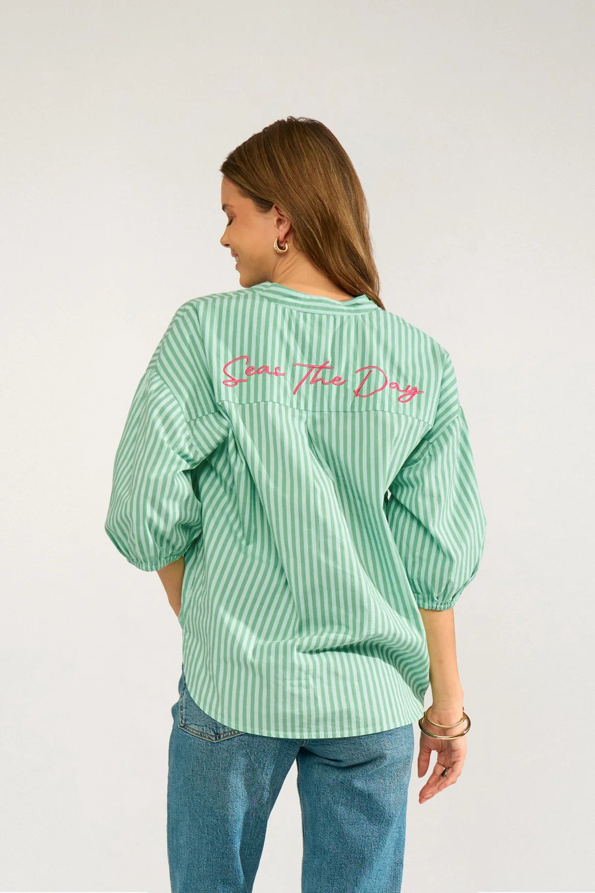 NUSEANNE SHIRT - Absinthe Green