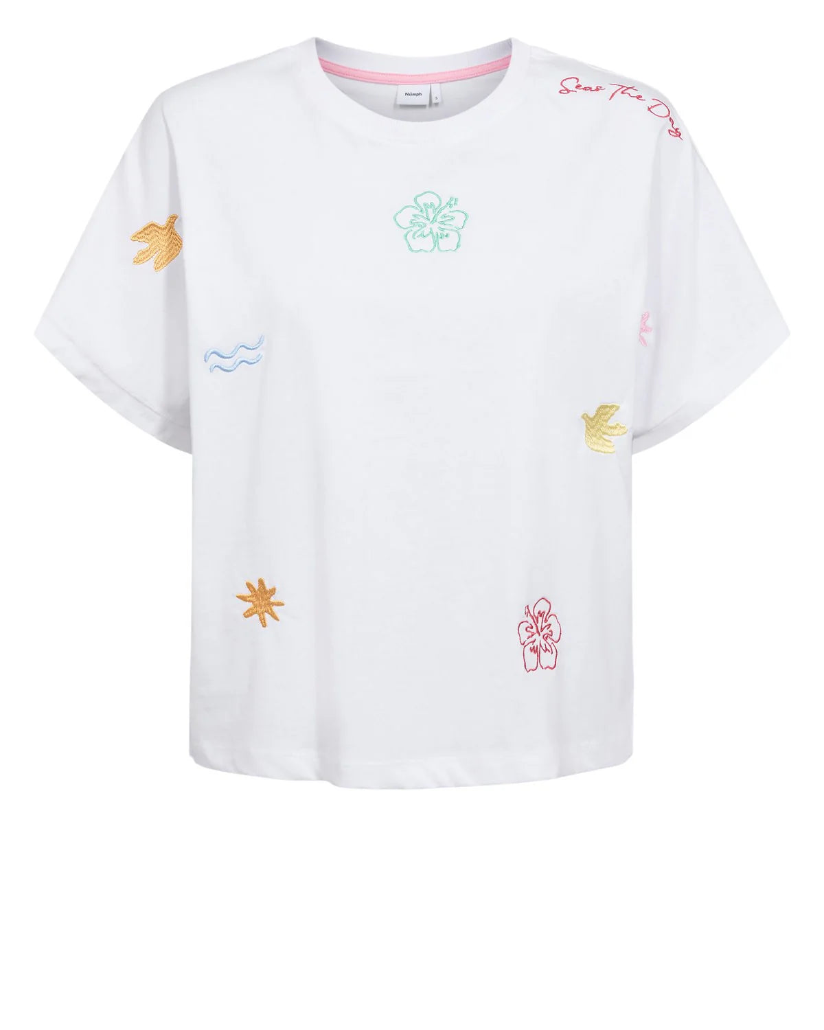 NUSEANNE OVERSIZE T-SHIRT - Bright White