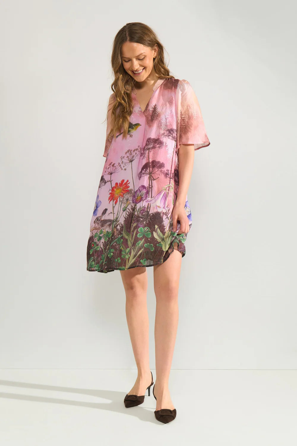 NUFOREST DRESS - Pink Lady