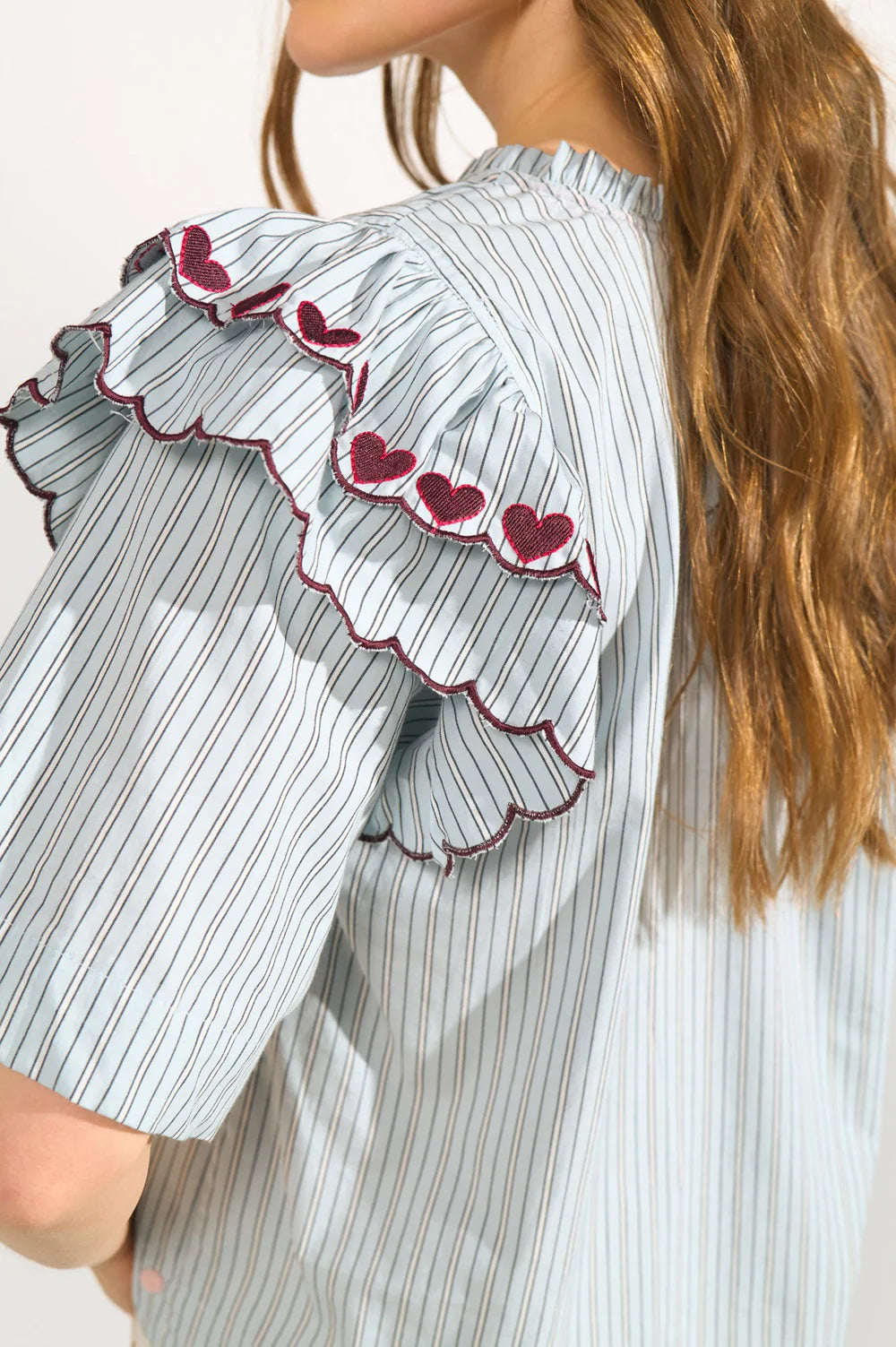 NUDITTY BLOUSE - Floaty Blue