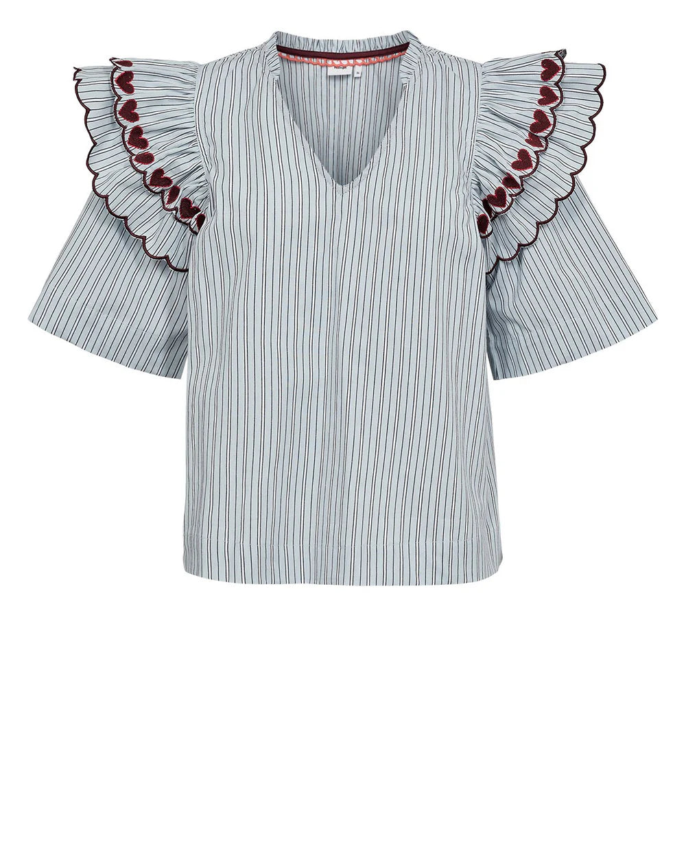NUDITTY BLOUSE - Floaty Blue