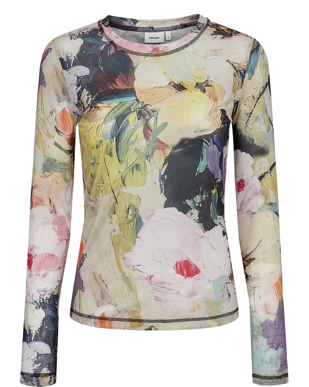 NUALMIA LS MESH TOP - Forest Green