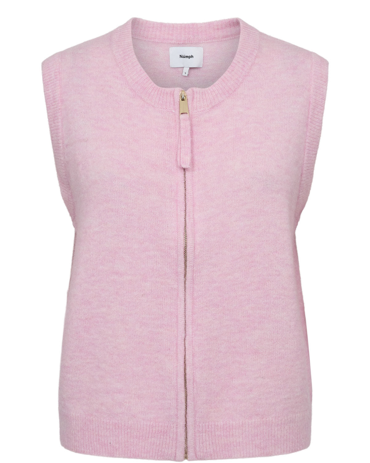 NUFUETTE ZIP VEST - Pink Lady