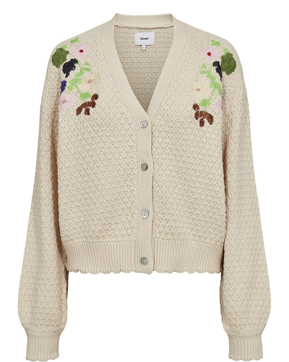 NUMAGGIE CARDIGAN - Whitecap Grey