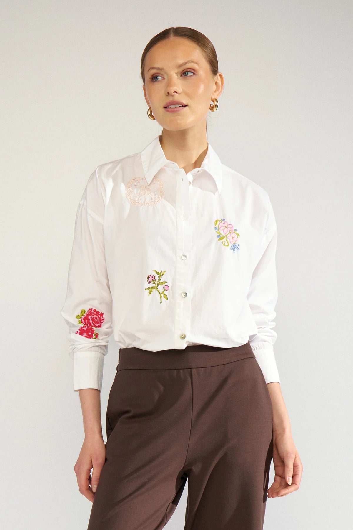 NUHOLLIE SHIRT - Bright White