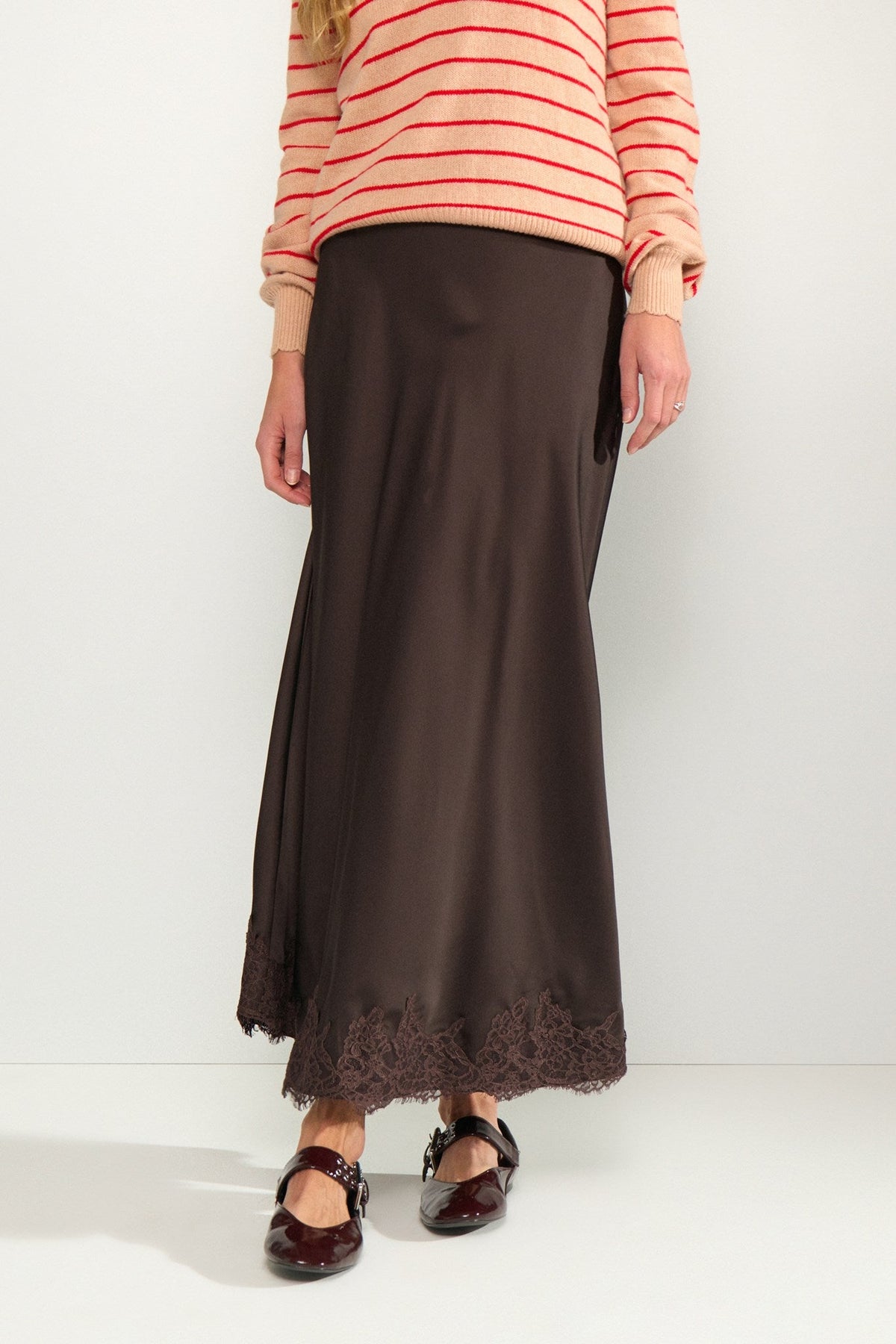 NUNADINE SKIRT - Black Coffee
