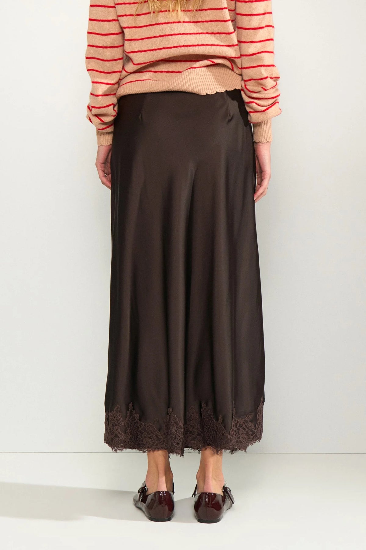 NUNADINE SKIRT - Black Coffee
