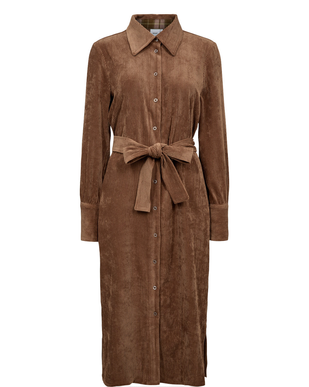 NUCELISE SHIRT DRESS - Deep Taupe