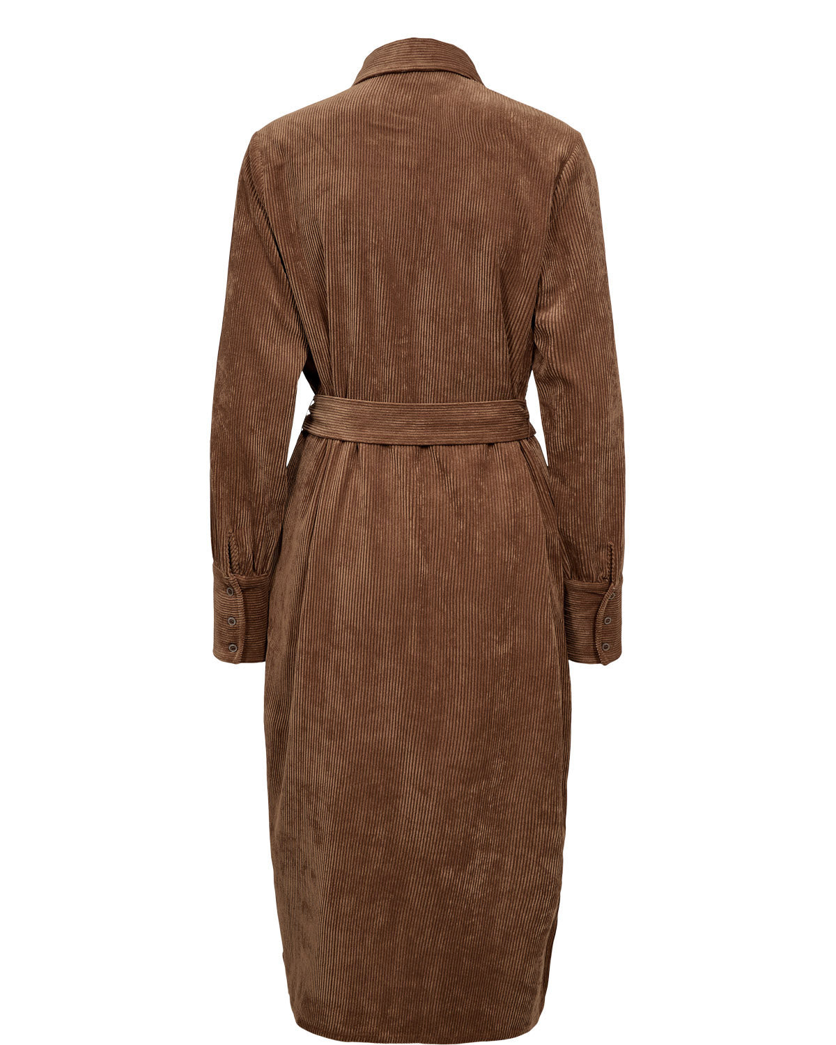 NUCELISE SHIRT DRESS - Deep Taupe