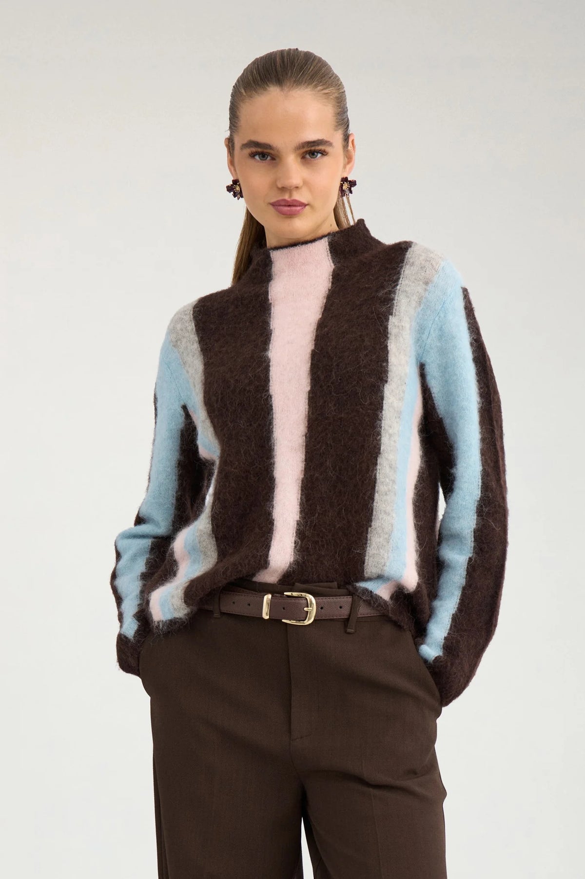 NURIETTE SIMMA PULLOVER - Forget Me Not