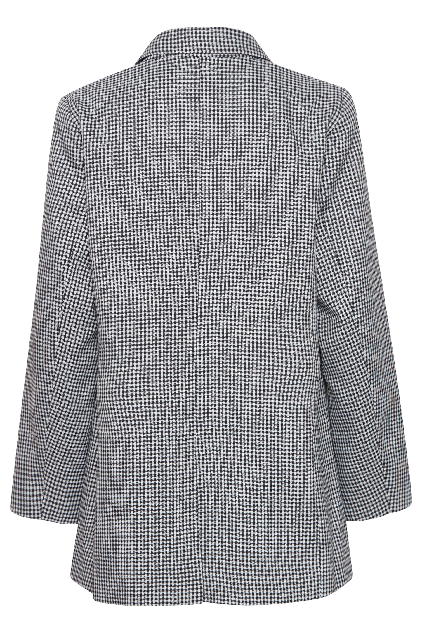 IxFrala Black and White Checked Blazer