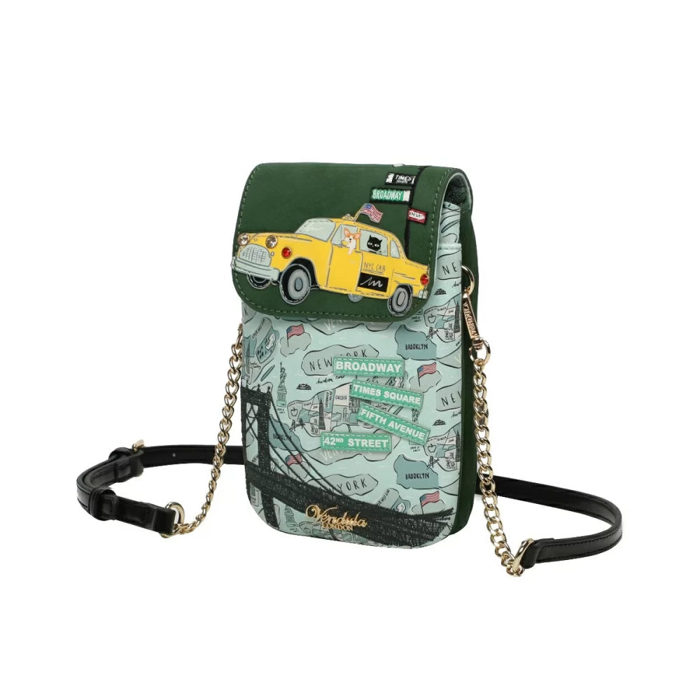 New York City Cats & Corgis Phone Pouch