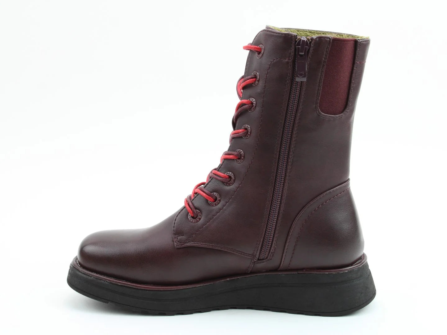 Martina Boots - Burgundy Rose