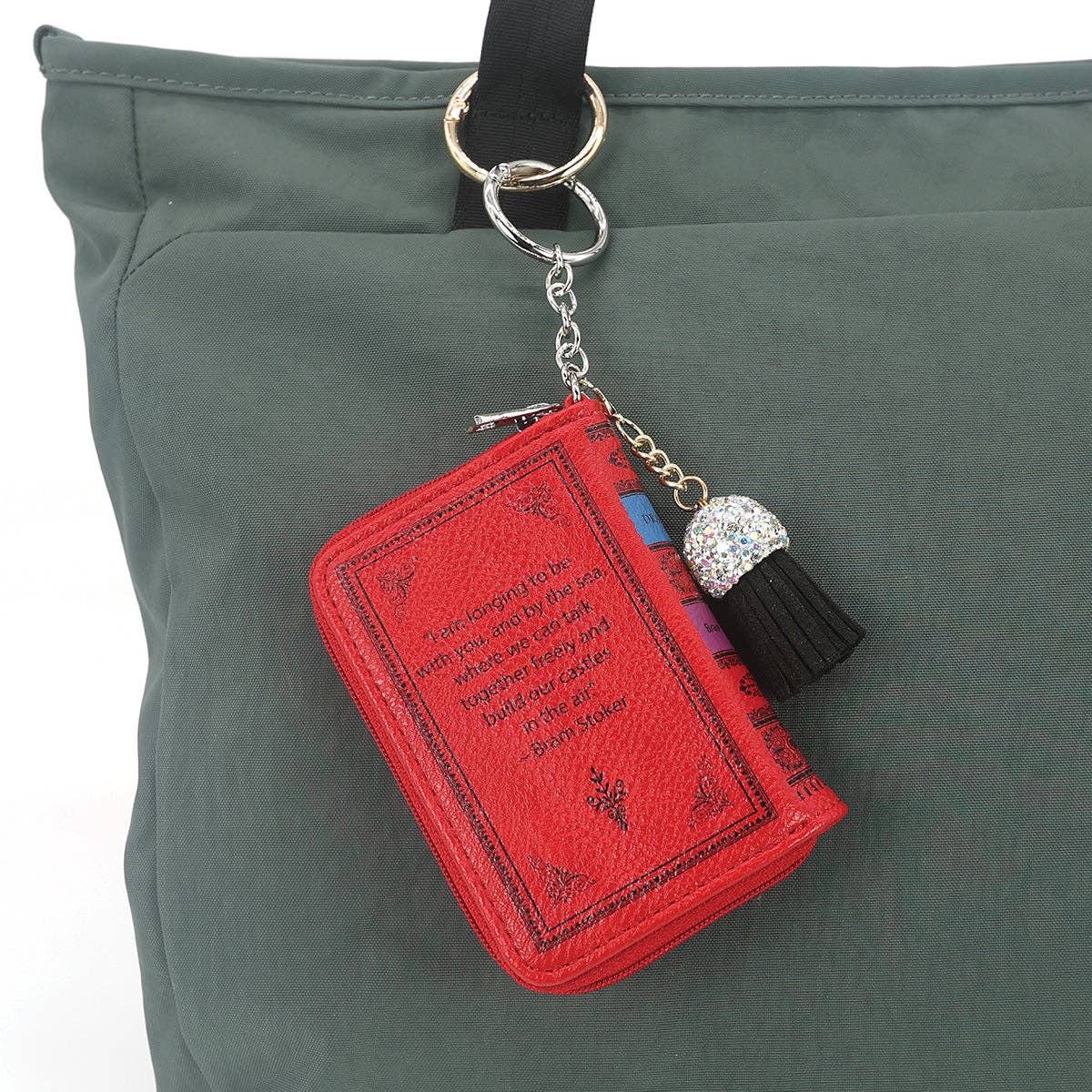 Dracula Book Bag Charm/Coin Purse