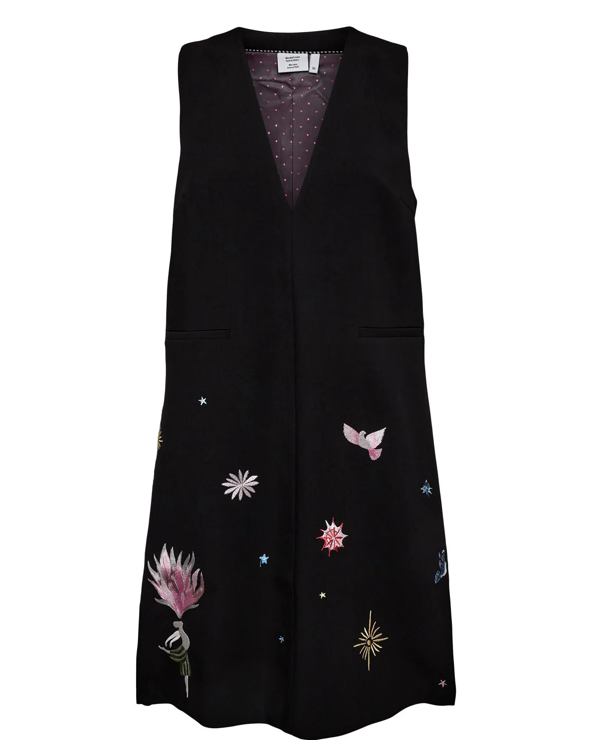 NUALMUT DRESS - Caviar Black Circus Dress