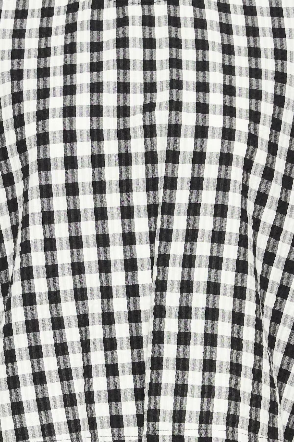 Ihkarra Top - Black White Gingham