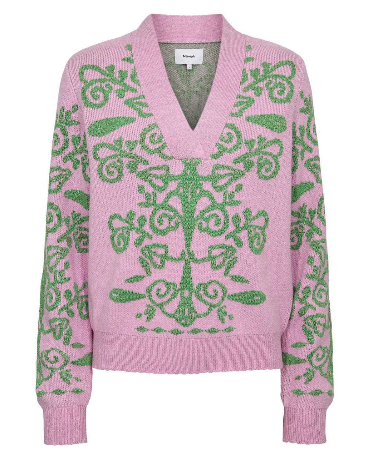 NUSEIDA PULLOVER - Lilac and Green