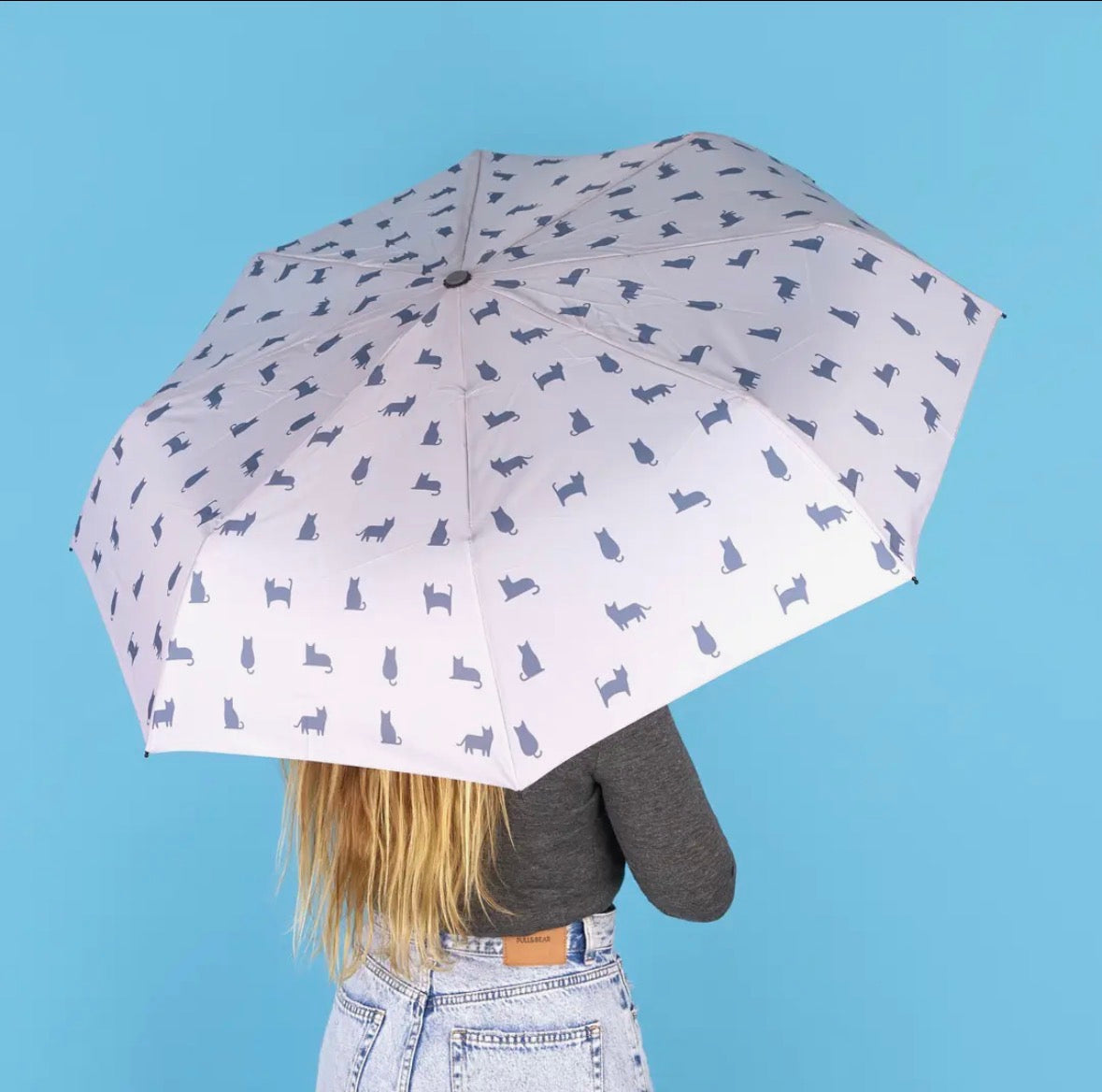 Grey Cat Umbrella