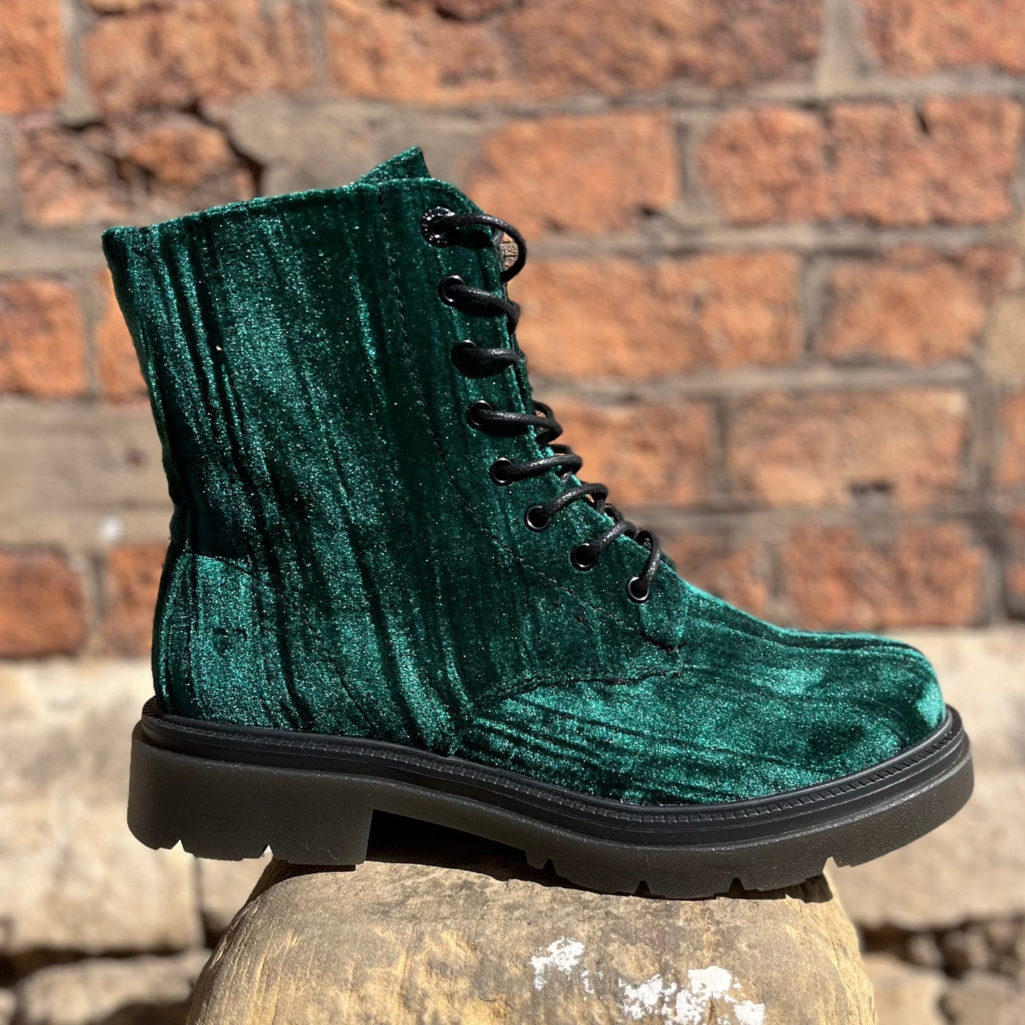 Tabitha Boots - Forest Velvet