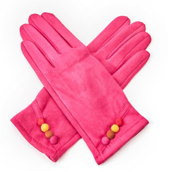 Colourful Trim Gloves