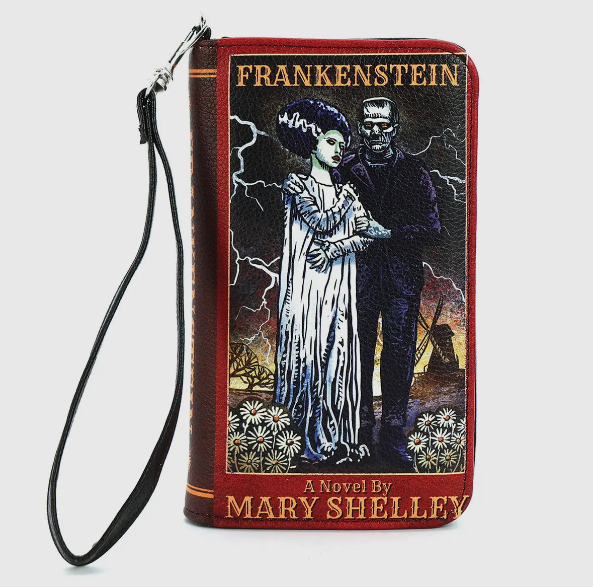 Frankenstein Book Wallet Red