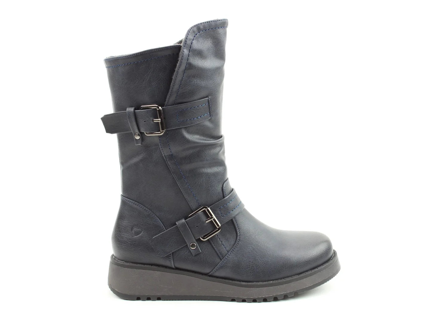 Hannah Boots - Navy Blue