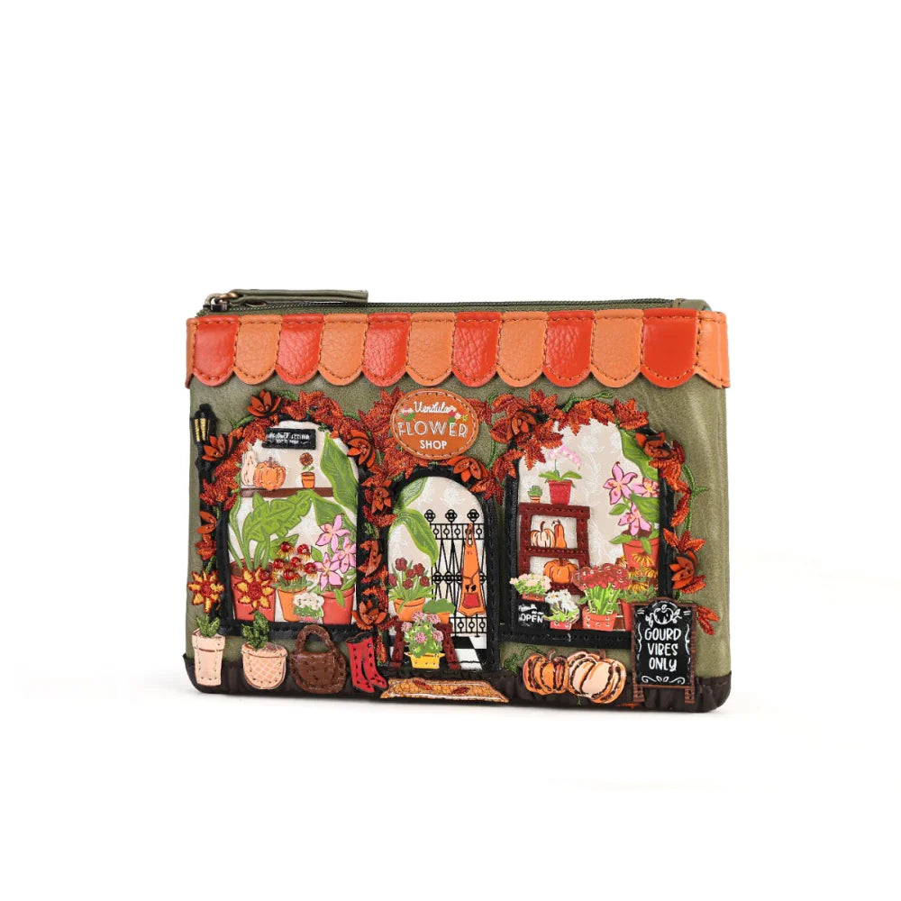 Flower Shop Amber Edition Zipper Coin Purse