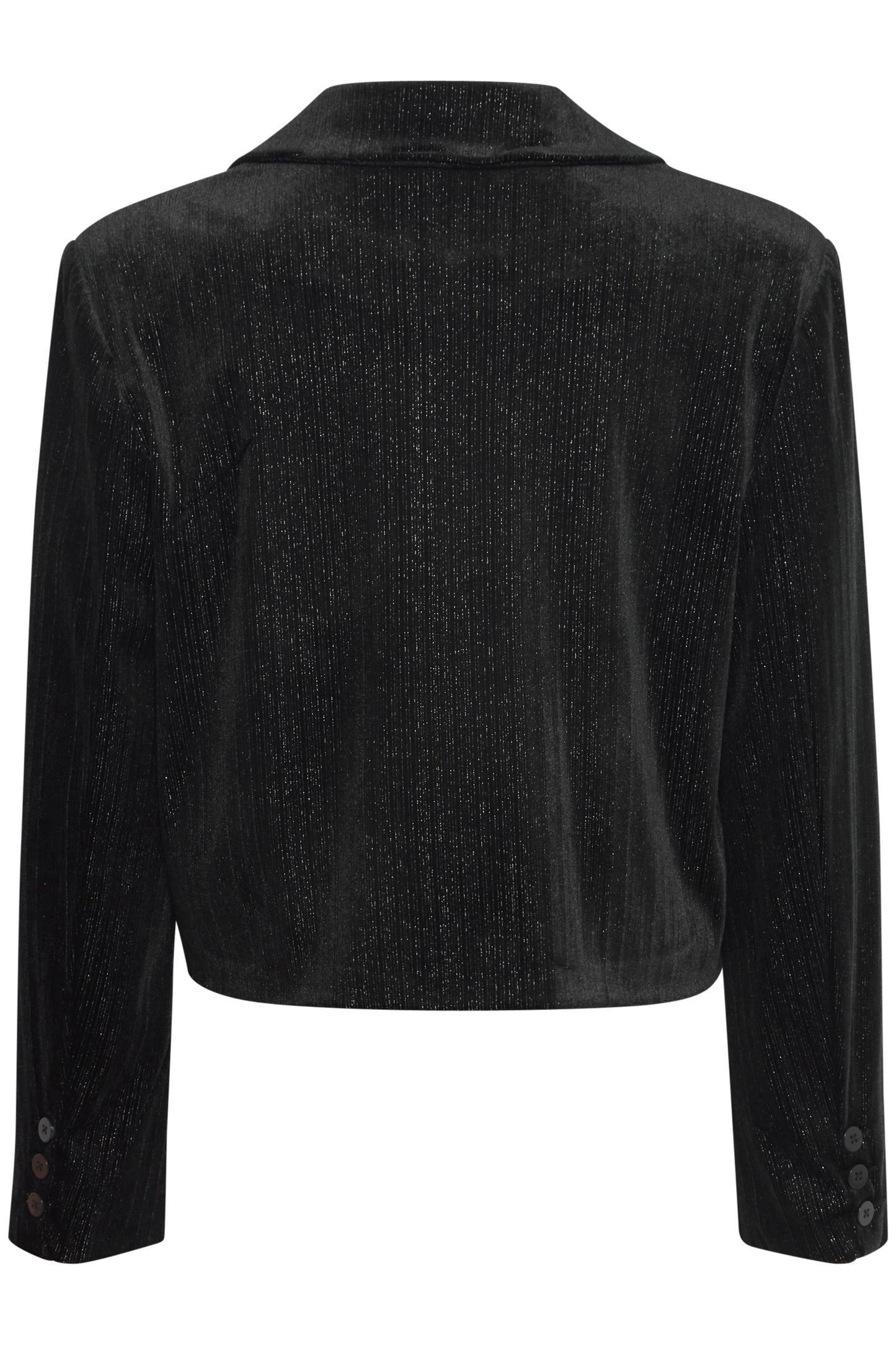 Ihkate Glamour Blazer - Black Velvet with Silver