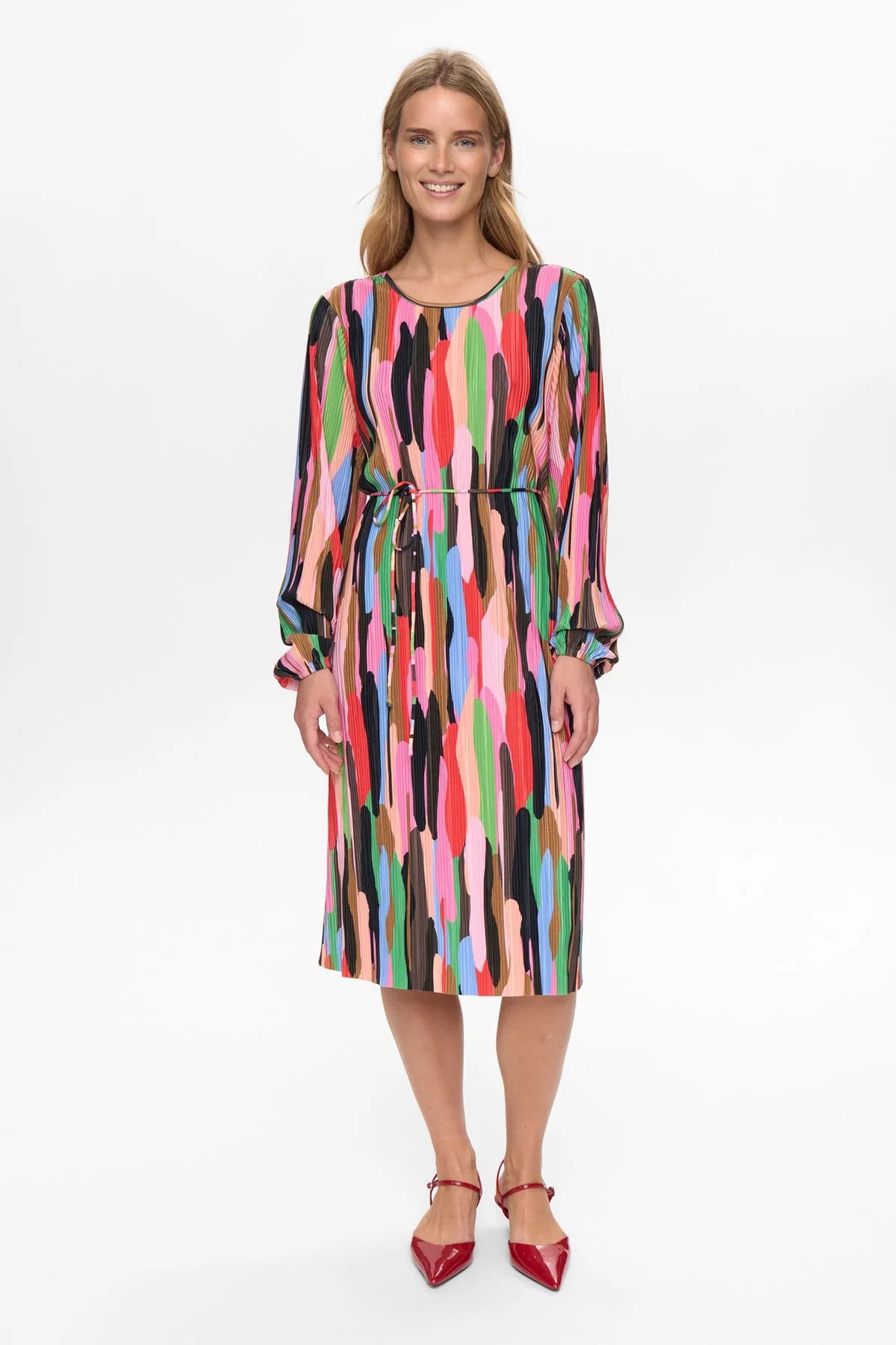 NUAMARA DRESS - Cayenne Rainbow