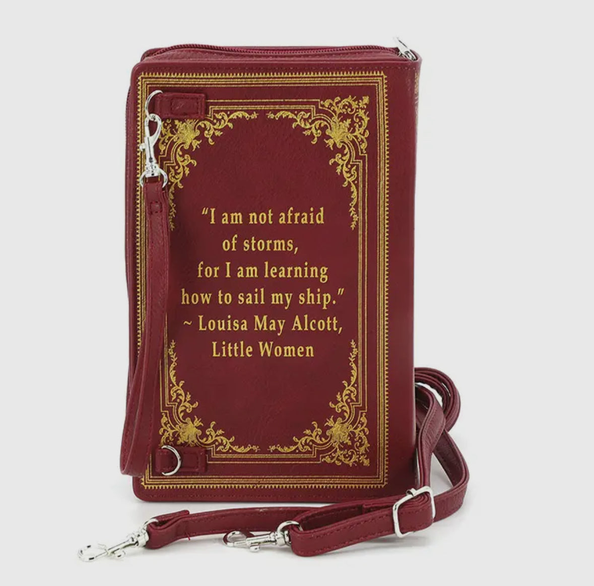 Little Women Book Clutch / Crossbody Bag
