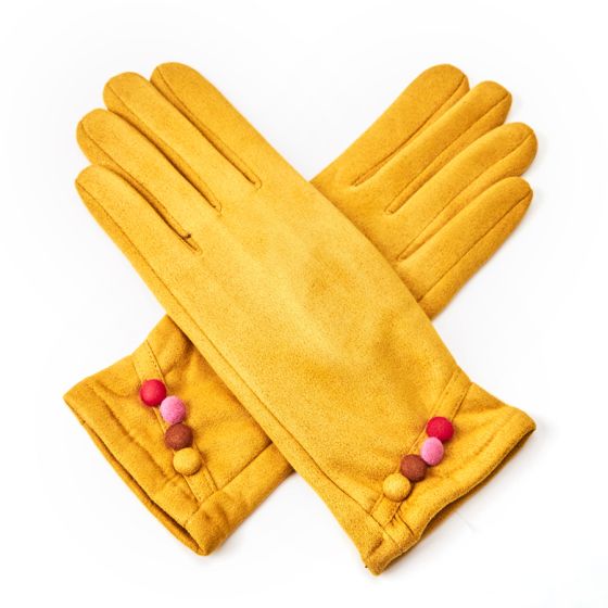 Colourful Trim Gloves