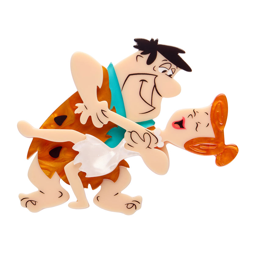 Fred and Wilma Brooch