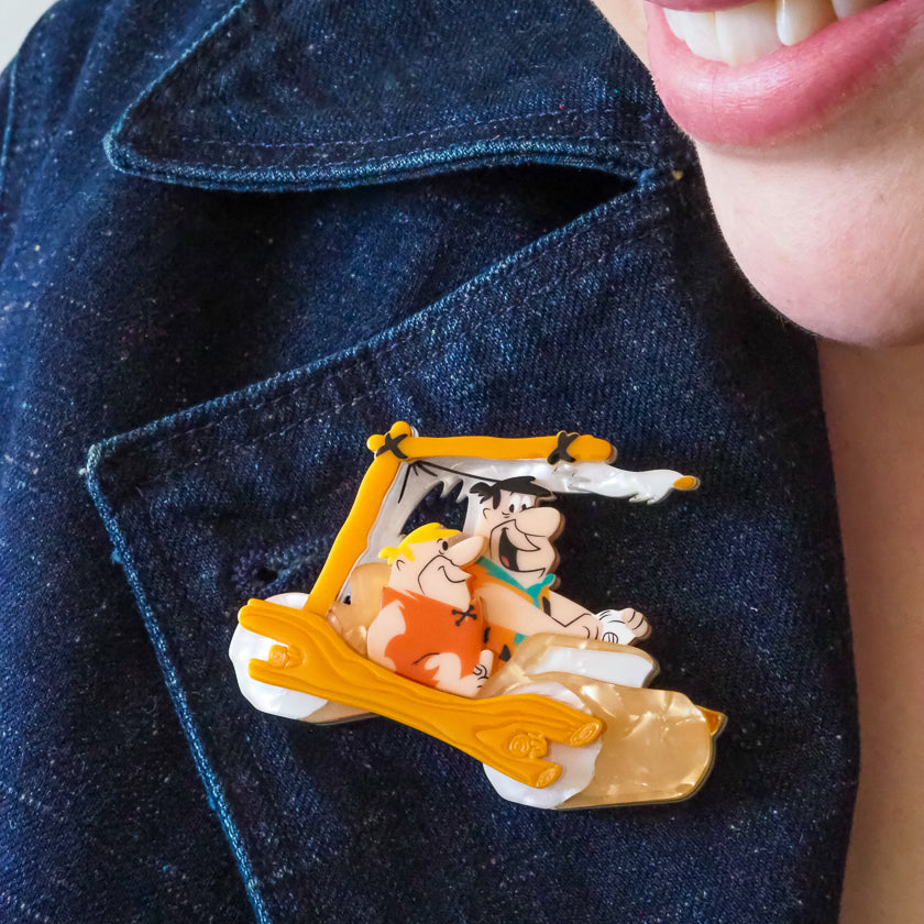 The Flintmobile Brooch