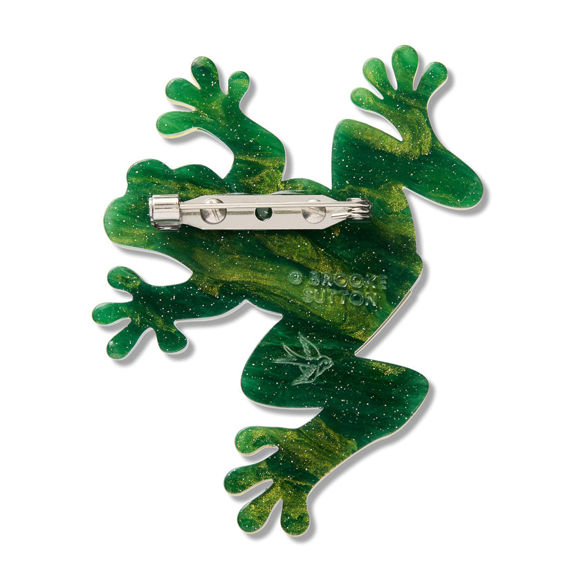 Tjawan Ritjinguthinha (Frog) Brooch