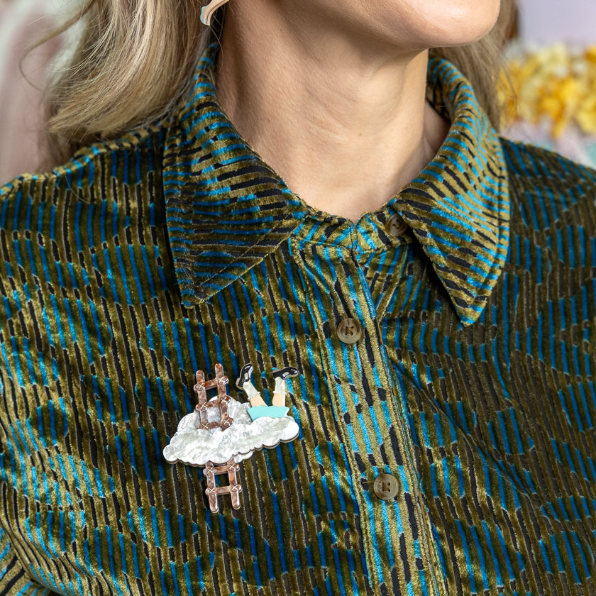 On to the next Land! Brooch