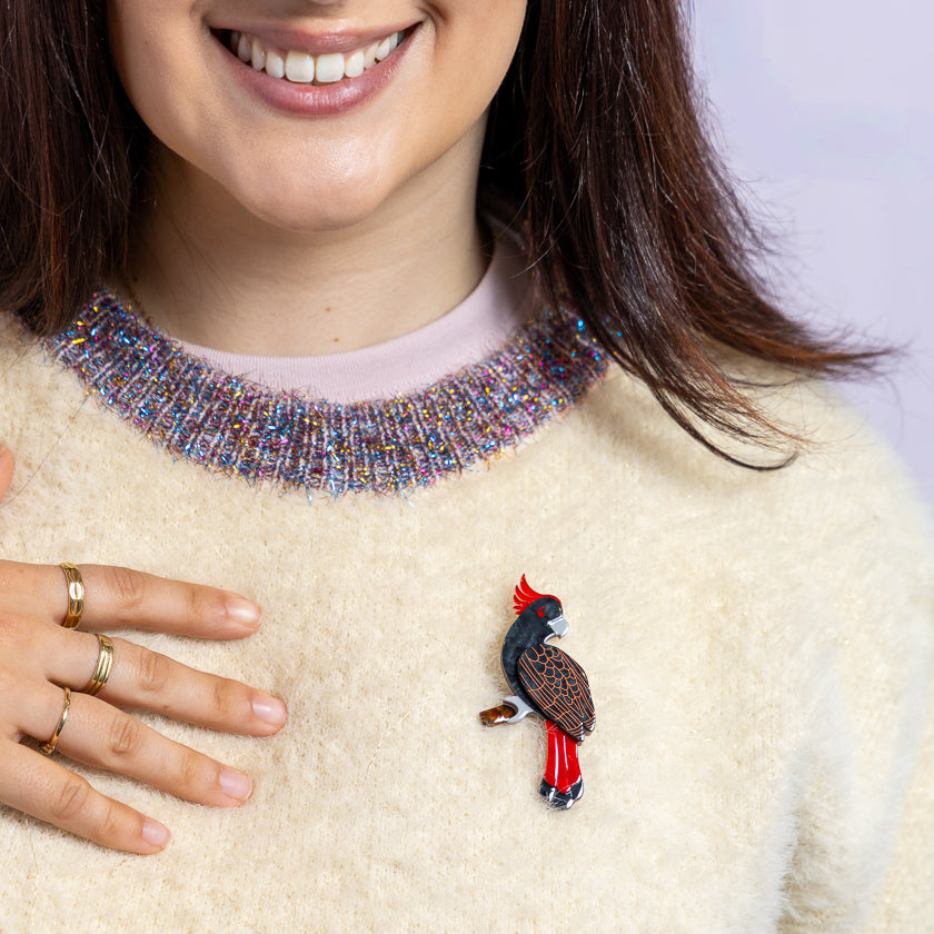 Carnaboo the Cockatoo Brooch