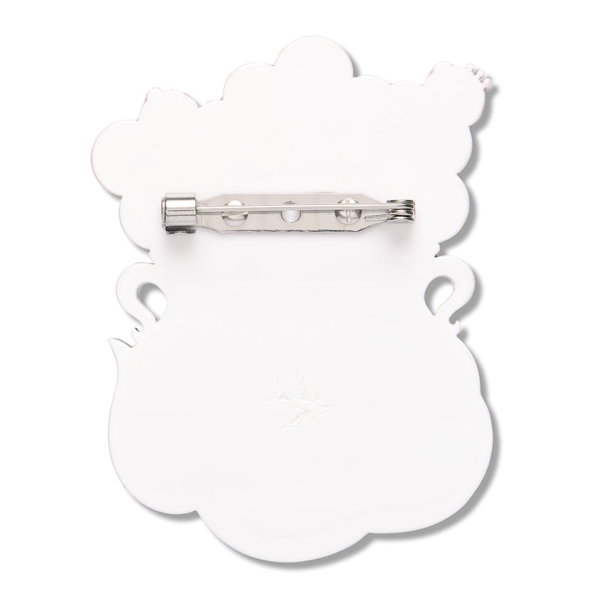 Spookin' Spa Day Brooch