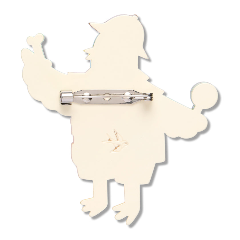 Dr. Fossil Brooch