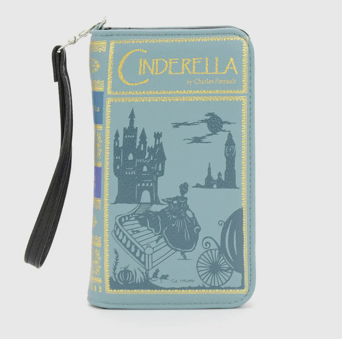 Cinderella Book Wallet Blue