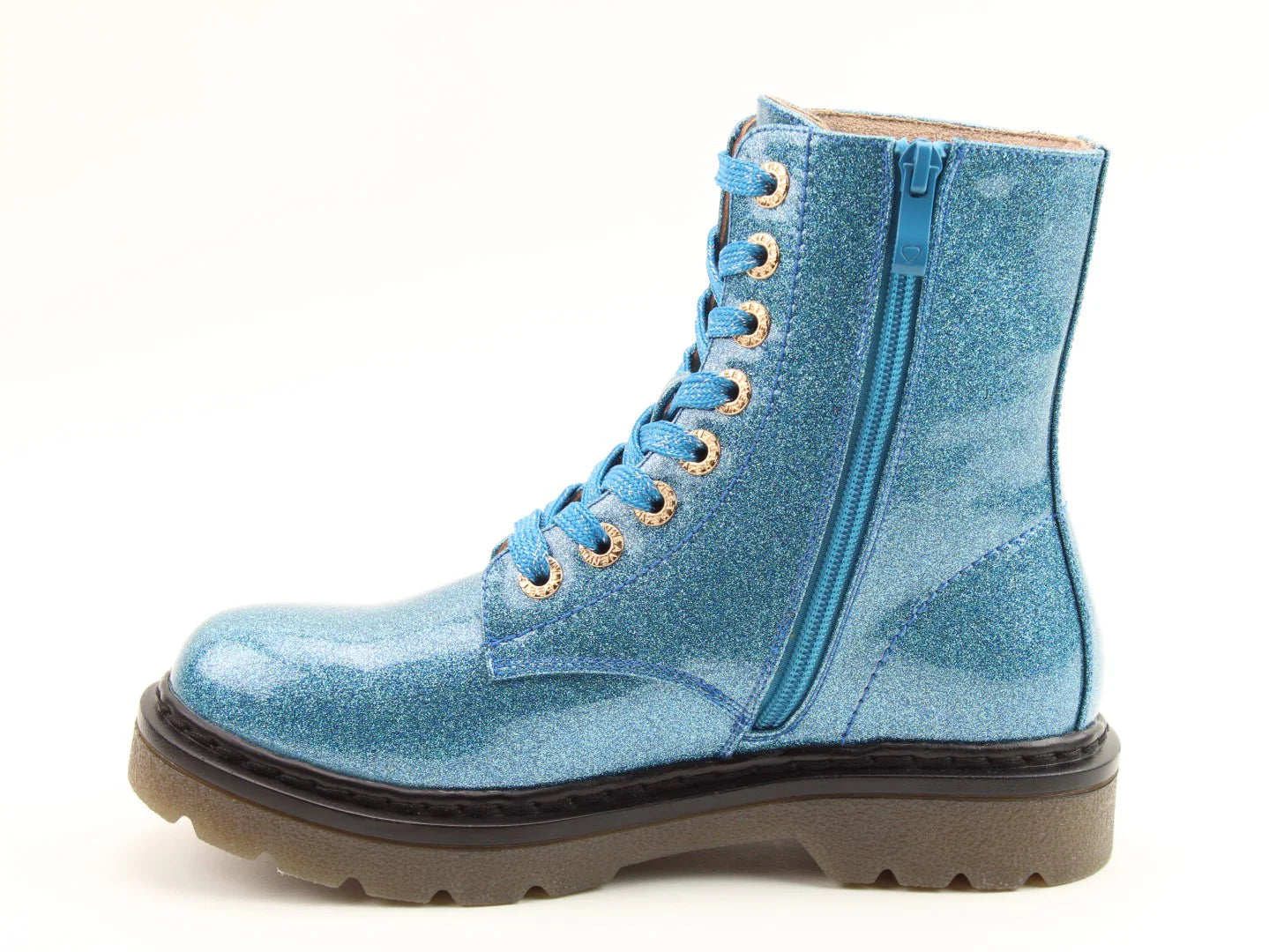 Justina Boots - Blue Glitter