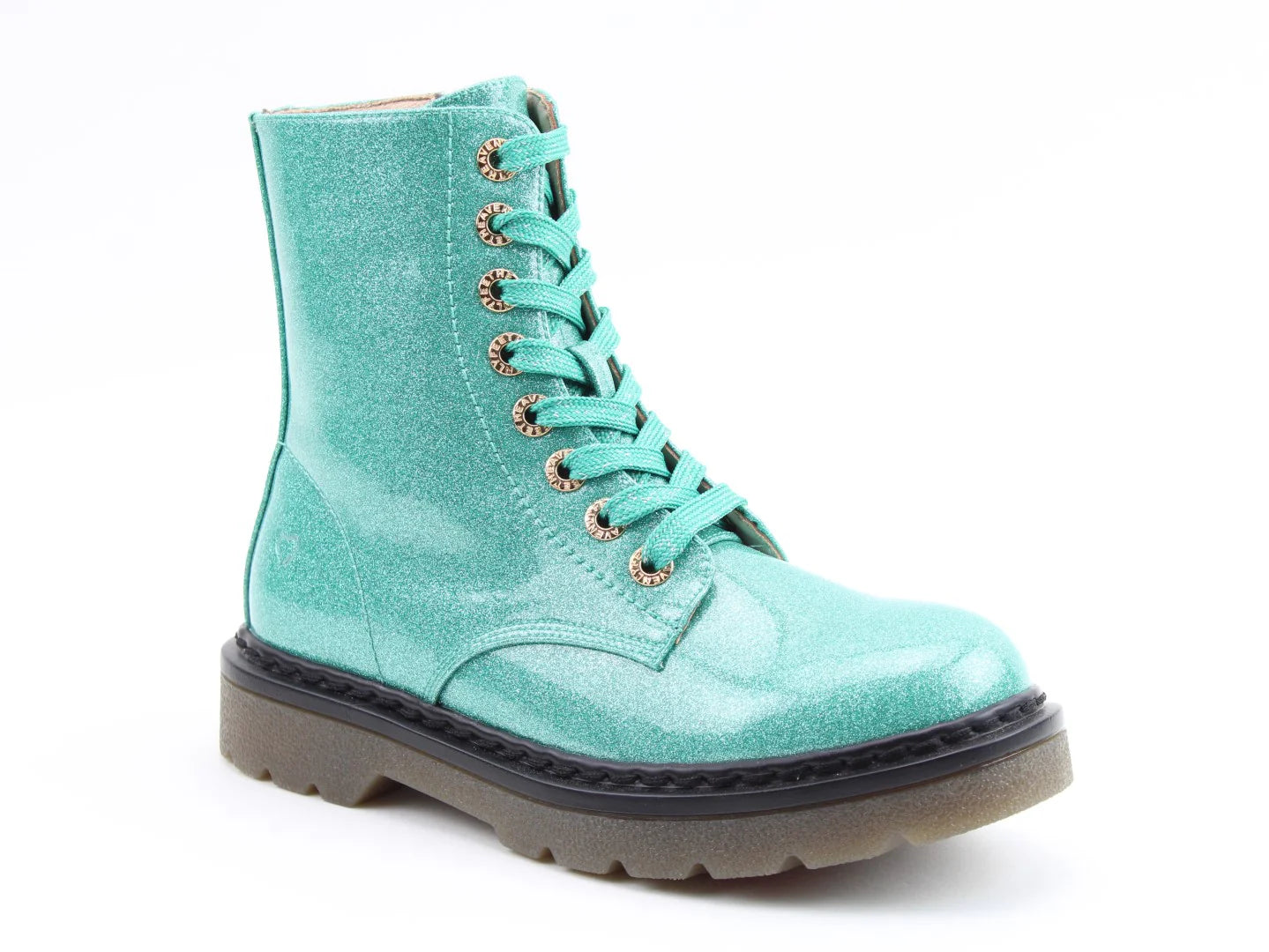 Justina Boots - Mint Glitter
