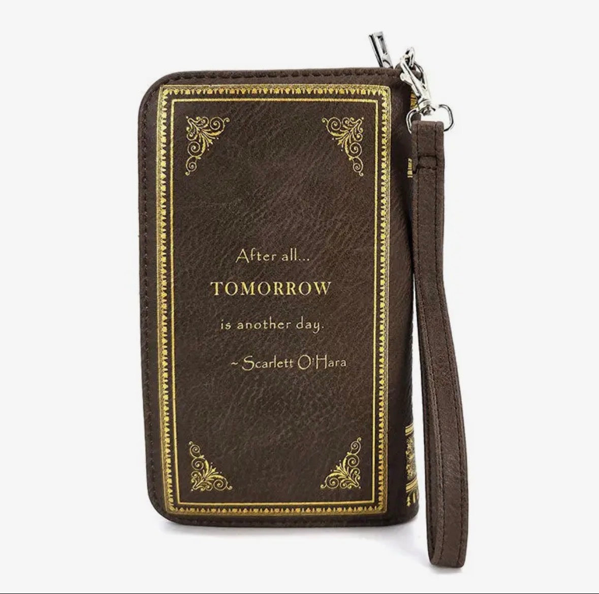Gone with the Wind Book Wallet Brown
