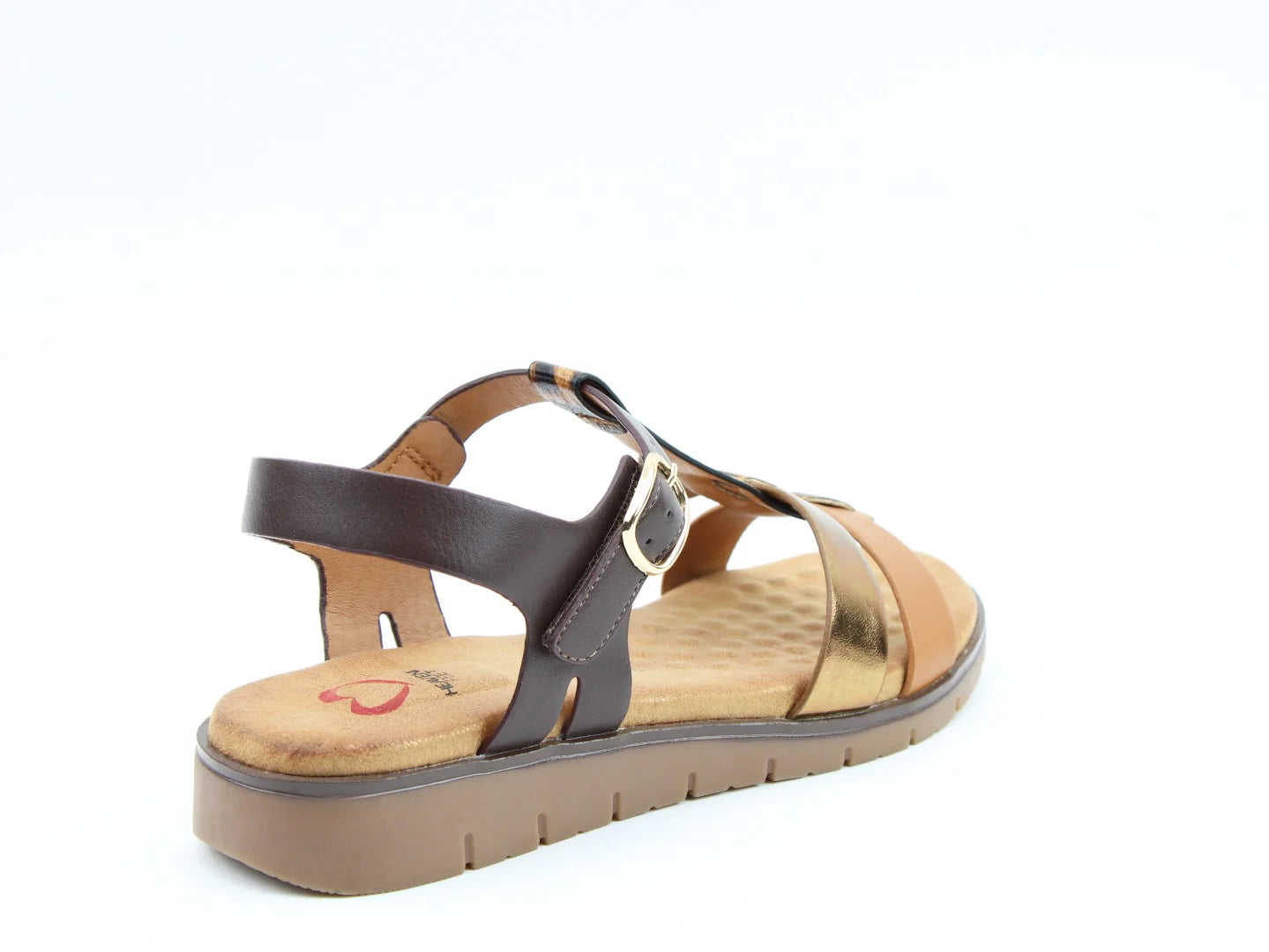 Billie Sandals - Tan/Bronze/Chocolate/Leopard