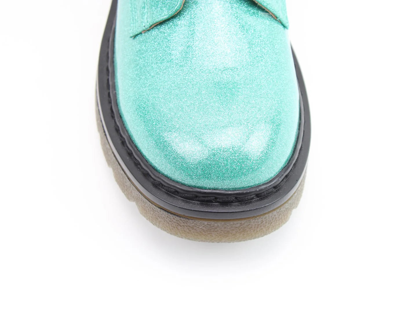Justina Boots - Mint Glitter