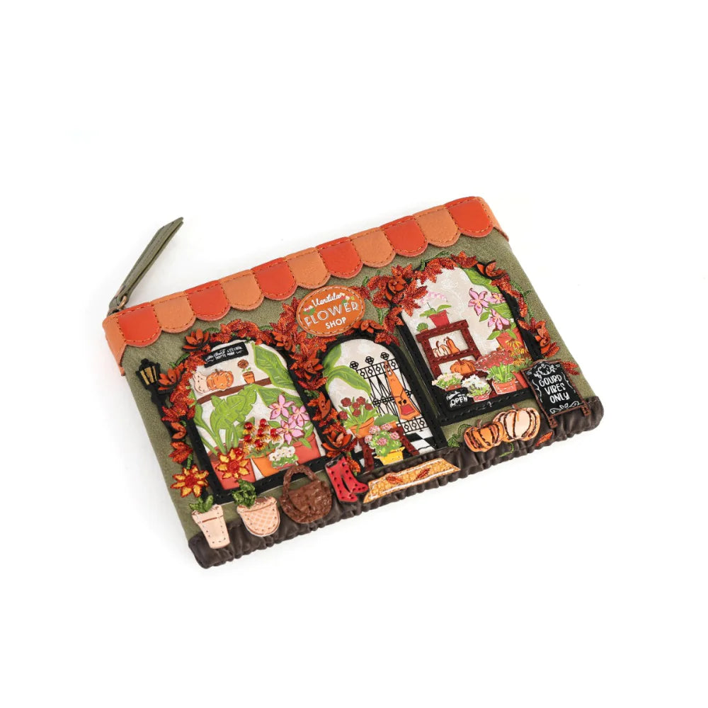 Flower Shop Amber Edition Zipper Coin Purse