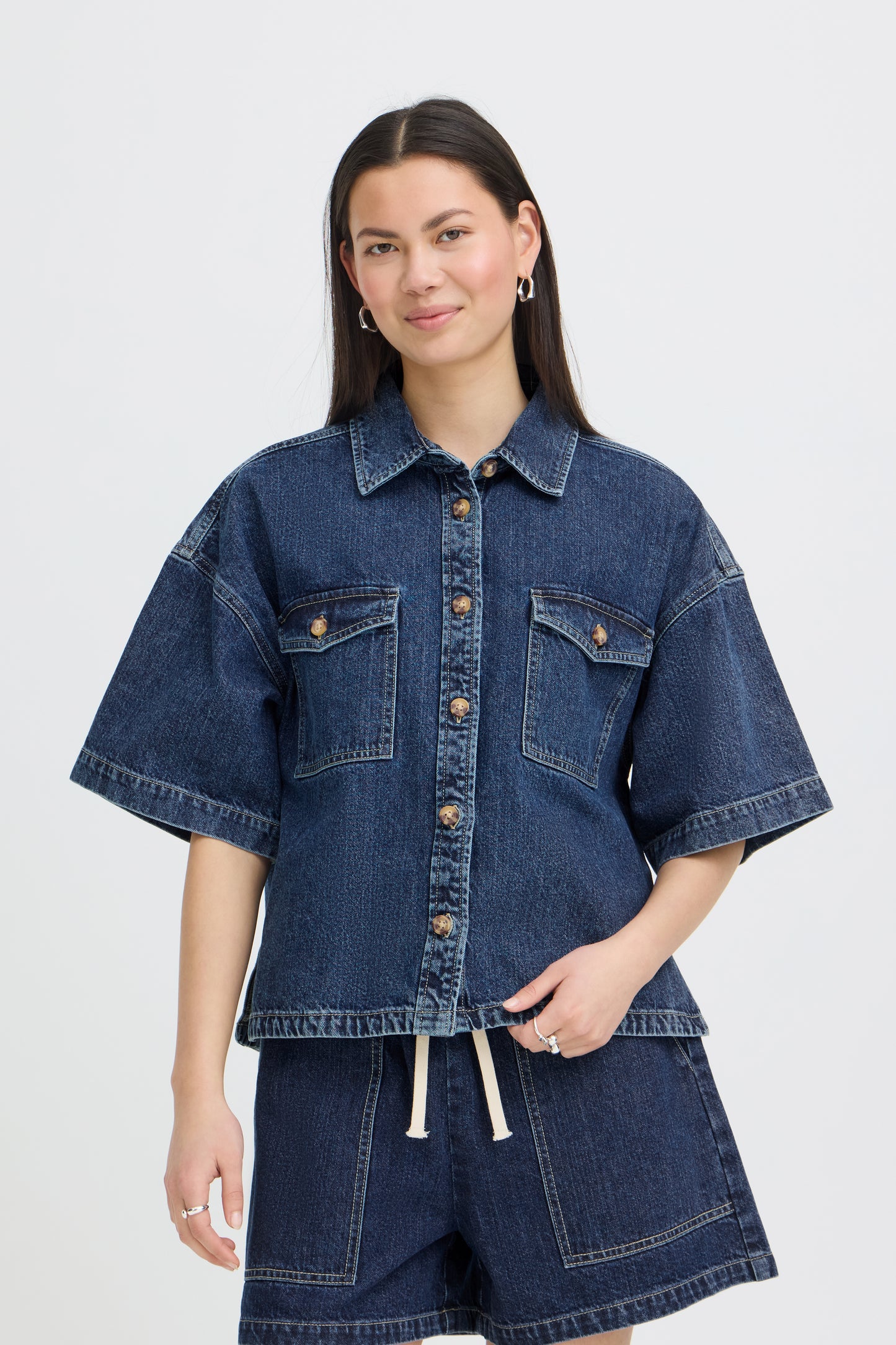Ihkamina Shirt - Mid Denim