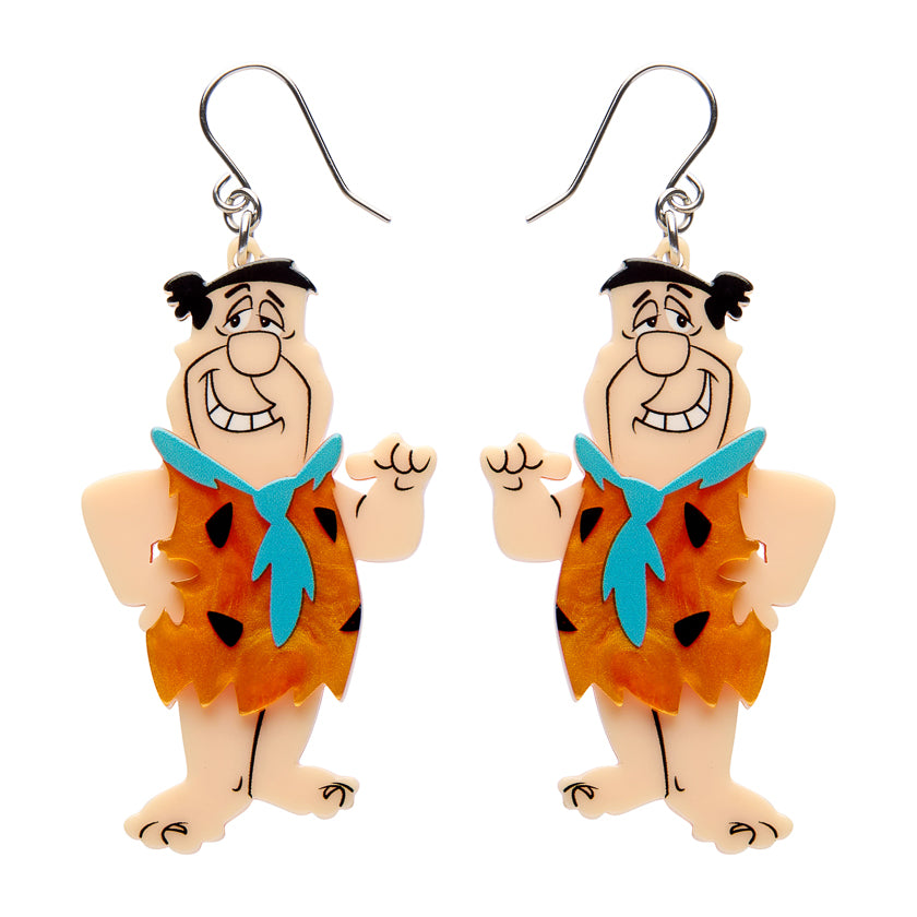 Fred Flintstone Drop Earrings